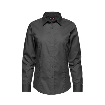 S04601 - Camden - Chemise à manches longues facile d'entretien en sergé polycoton pour femme 