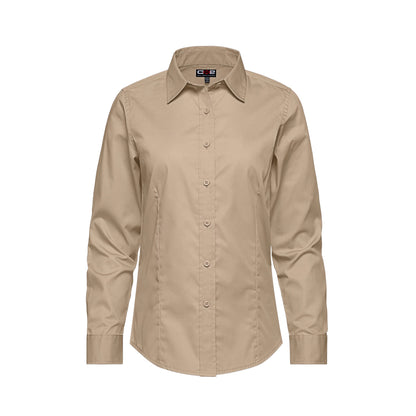 S04601 - Camden - Chemise à manches longues facile d'entretien en sergé polycoton pour femme 