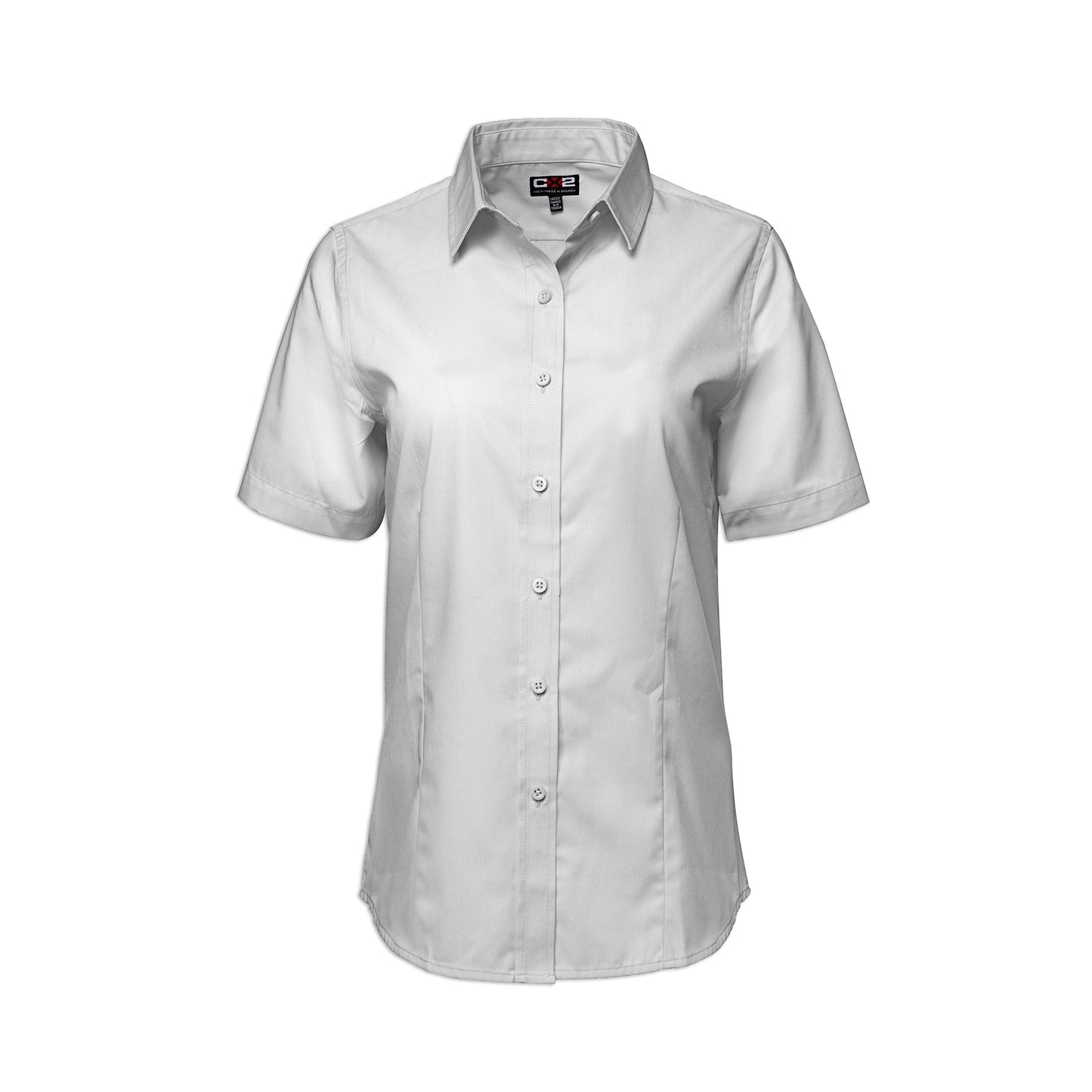 S04606 - ASHTON - Poly Cotton Twill Short Sleeve Easy-Care Shirt pour Femmes