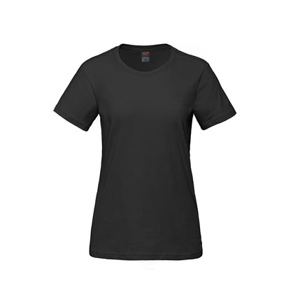 S05611 - Parkour - T-shirt col rond femme en coton peigné filé à l'anneau 