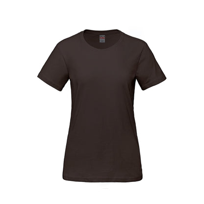 S05611 - Parkour - T-shirt col rond femme en coton peigné filé à l'anneau 