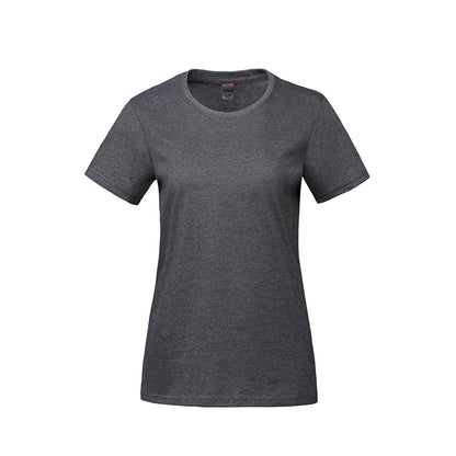 S05611 - Parkour - T-shirt col rond femme en coton peigné filé à l'anneau 
