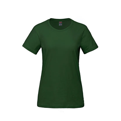 S05611 - Parkour - T-shirt col rond femme en coton peigné filé à l'anneau 