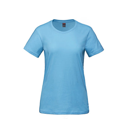S05611 - Parkour - T-shirt col rond femme en coton peigné filé à l'anneau 