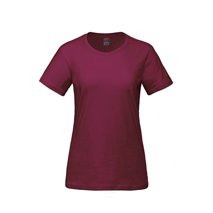 S05611 - Parkour - T-shirt col rond femme en coton peigné filé à l'anneau 
