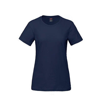S05611 - Parkour - T-shirt col rond femme en coton peigné filé à l'anneau 