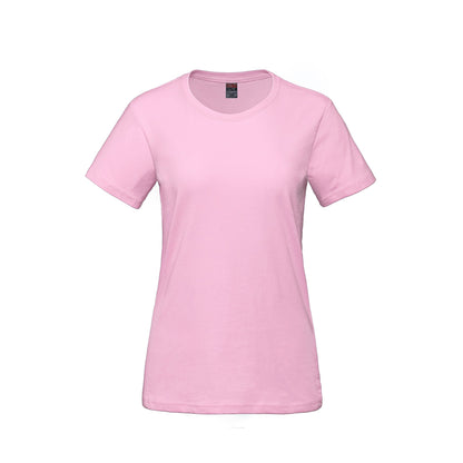 S05611 - Parkour - T-shirt col rond femme en coton peigné filé à l'anneau 