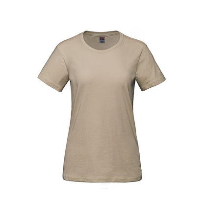 S05611 - Parkour - T-shirt col rond femme en coton peigné filé à l'anneau 