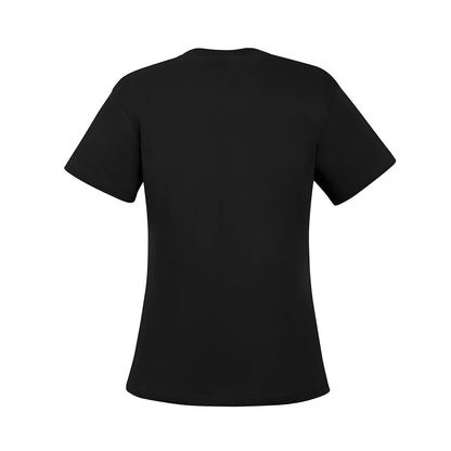 S05611 - Parkour - T-shirt col rond femme en coton peigné filé à l'anneau 
