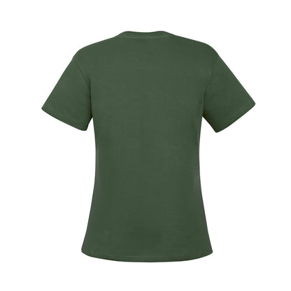 S05611 - Parkour - T-shirt col rond femme en coton peigné filé à l'anneau 