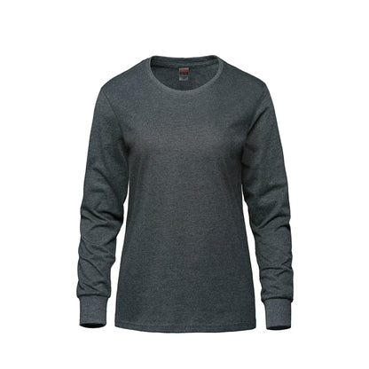 S05616 - Breeze - Ladies RING SPUN Combed Cotton Long Sleeve Crewneck T-Shirt