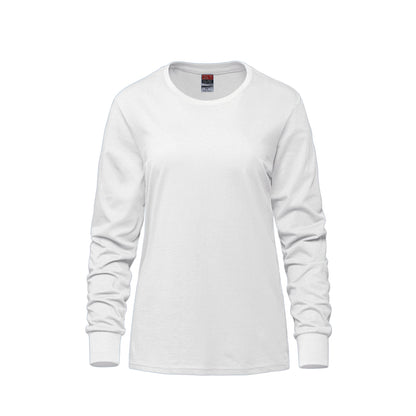 S05616 - Breeze - Ladies RING SPUN Combed Cotton Long Sleeve Crewneck T-Shirt
