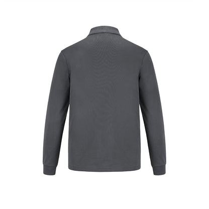 S05737 - Birdie - Men's Long Sleeve Pique Mesh Polo