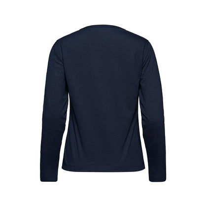 S05896 - Riverside - T-shirt à manches longues et col rond pour femme, en coton et polyester 