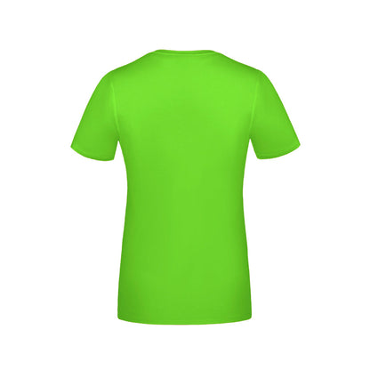 S05936 - Côte - T-shirt femme col rond en polyester 