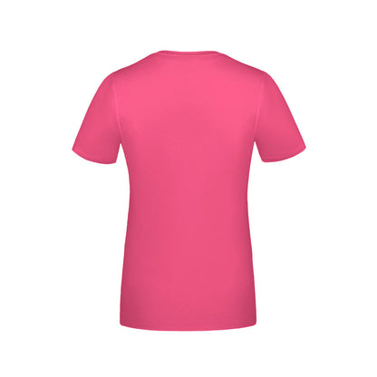 S05936 - Côte - T-shirt femme col rond en polyester 