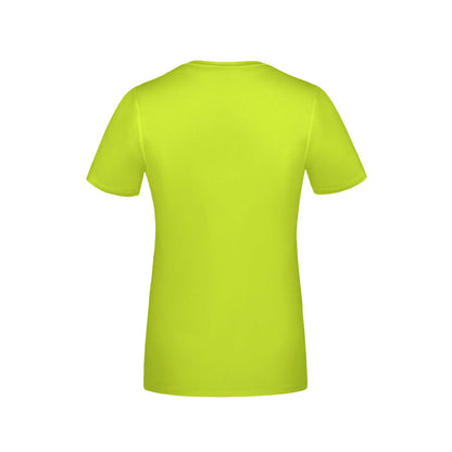 S05936 - Côte - T-shirt femme col rond en polyester 