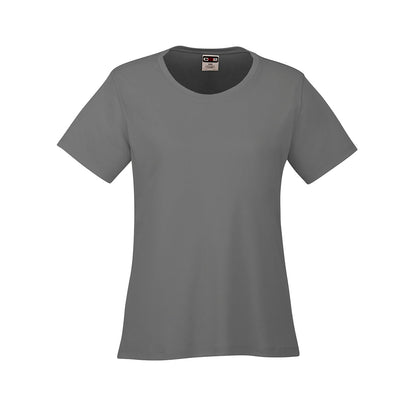 S05936 - Côte - T-shirt femme col rond en polyester 