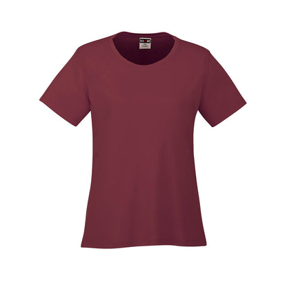 S05936 - Côte - T-shirt femme col rond en polyester 