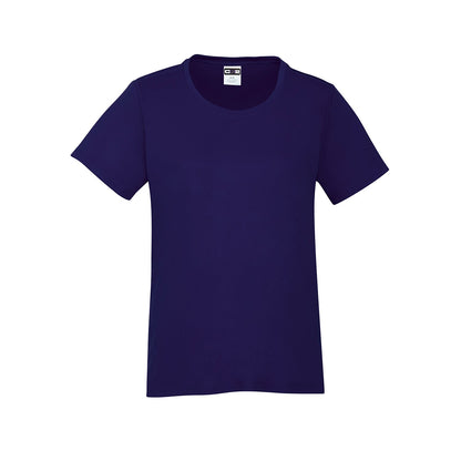 S05936 - Côte - T-shirt femme col rond en polyester 