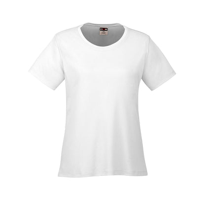 S05936 - Côte - T-shirt femme col rond en polyester 