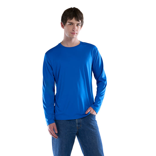 S05937 - Shore - Adult Performance Long Sleeve Crewneck T-Shirt