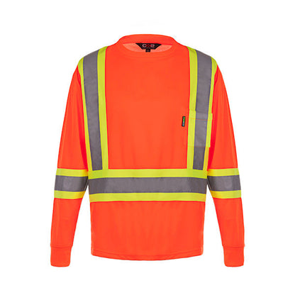 S05970 - Lookout - Adult Long Sleeve Hi-Vis T-Shirt